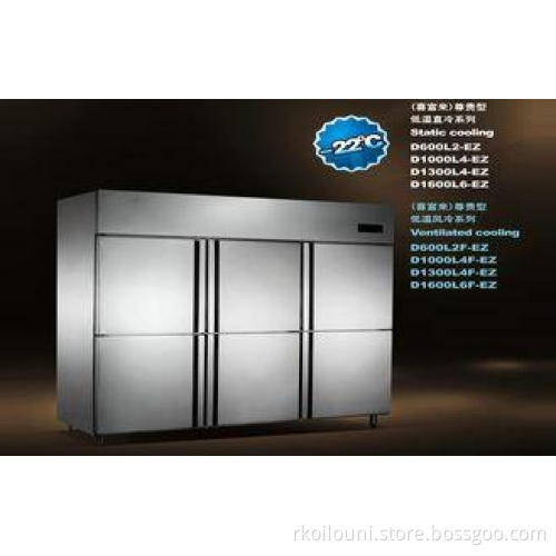 D1300L4 Stainless Upright Deep Freezer 1600L , Commercial R